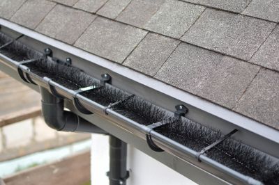 Gutter Cover with Debris